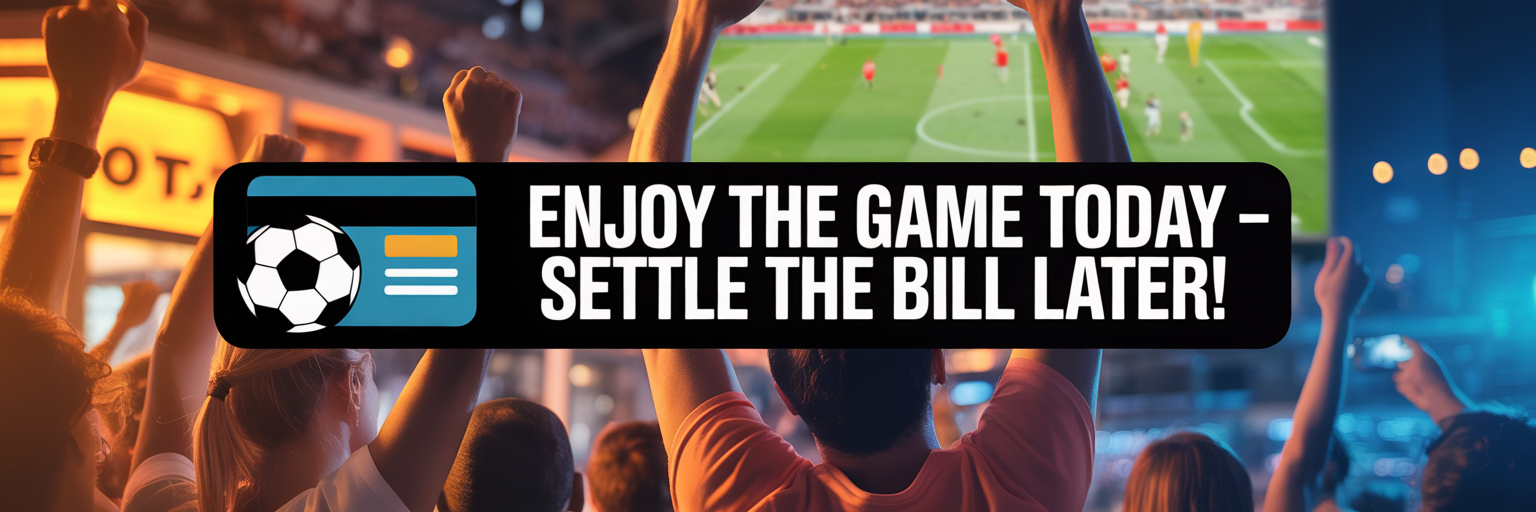 Enjoy the Game Today – Settle the Bill Later!